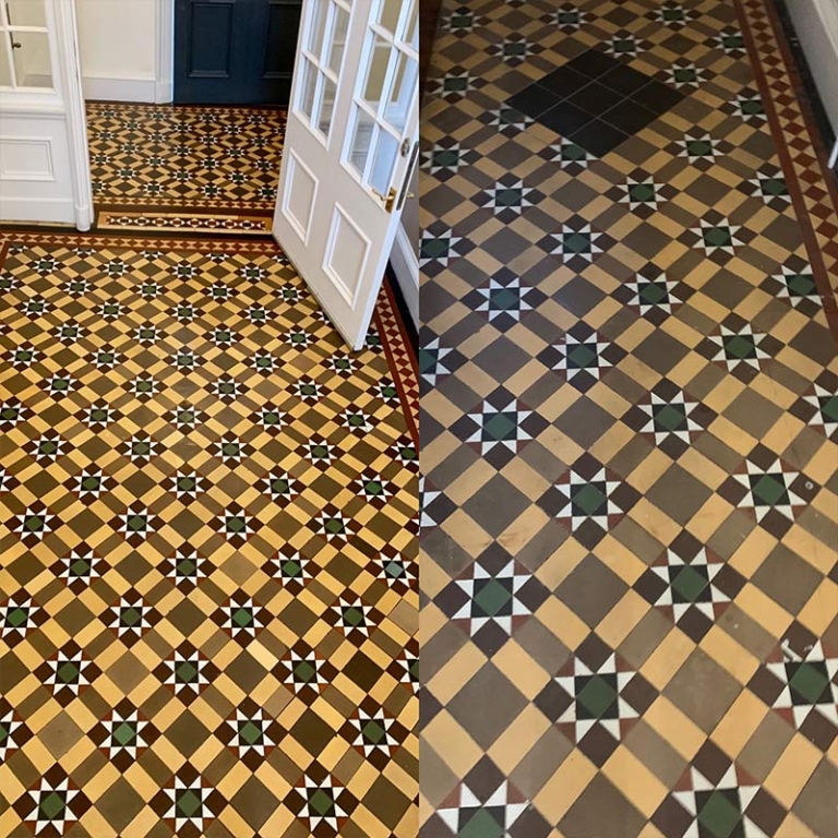How to clean Victorian tile floors Victorian Tile Restoration in Edinburgh